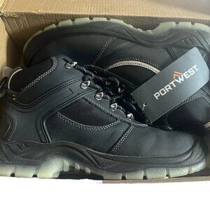 NEW Portwest Steelite Men's Mustang Hiker Boots Black US 10 FW69